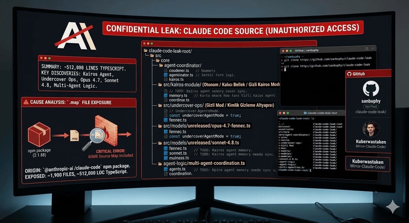 Voi luoja! đ± TekoĂ€lymaailma on shokissa: Anthropicin suurin salaisuus "Claude Code" on vuotanut!