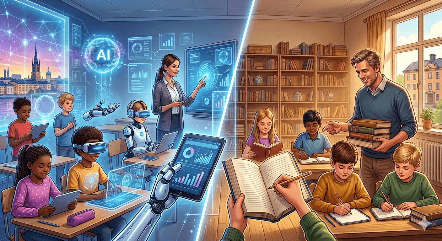 As AI Enters Classrooms, Why is Sweden Returning to Paper? bottom image