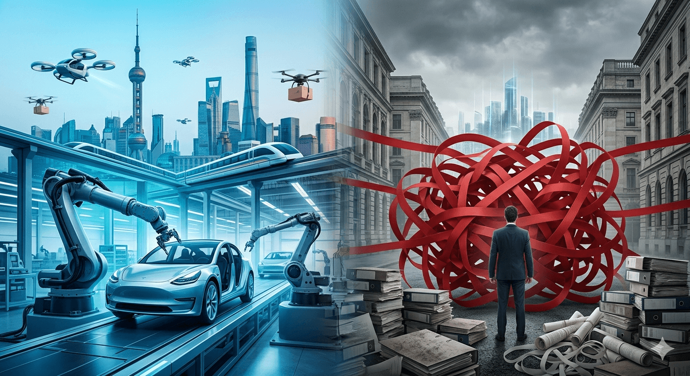 Build Your Dreams or Overcome Bureaucracy? An Innovation Dilemma from Shanghai to Europe ๐๏ธ๐